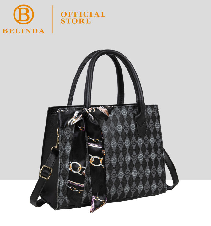 Belinda Women Bag HH6770 Korean bag Ladies Handbag Cute Waterproof Leather hand Bag For Women sling bag with scarf