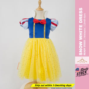 ❤️*LMK【Kids】1-6yrs Snow White Princess Party Dress┃Cosplay Costume Christmas Halloween┃Birthday gift┃KCK28500