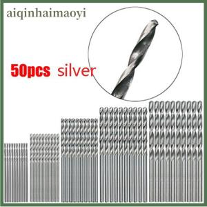 aiqinhaimaoyi 100 50 cái Bộ mũi khoan thép tốc độ cao HSS tráng Titan