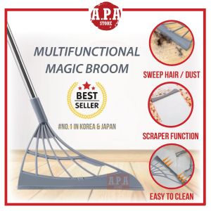 APA Magic Broom Sweeper Hair Useful Product Bathroom Floor Wiper Magic Broom Wiper Blade Scraper Kitchen Household