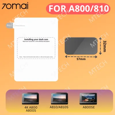 [ORIGINAL] 70mai Electrostatic Sticker 3M A800 M500 1S LITE N3 MINI 3 70MAI PRO Yi Dashcam 3M Electrostatic Sticker DDPAI Heat Resistant Adhesive For 70Mai 70Mai Pro GPS Yi Dashcam