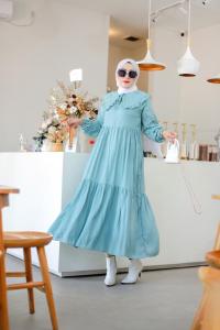 Midi Dress terbaru 2022 termurah / ALENA BASIC MIDI DRESS / Dress remaja dewasa kekinian