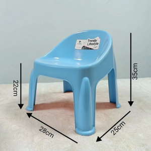 IMUTO 4 Colors Childrens Chair Thickened Kids Dining Chair Small Chair With Backrest Baby Stool