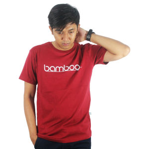 Kaos Distro Pria Keren Bamboo Apparel Font Casual