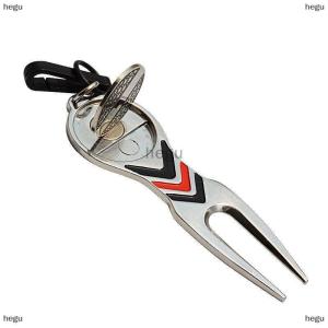 [COD] hegu Công cụ sửa chữa Golf Bóng đánh dấu hợp kim từ tính với móc tiêu chuẩn thể thao bị bảo vệ