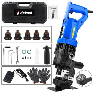 💥【รับประกัน 10 ปี】【จัดส่งฟรี】เครื่องเจาะไฮดรอลิกแบบลิเธียมแบตเตอรี่คู่ 2200W แรงดัน 20T เจาะรูได้ขนาด φ4-22MM ใช้พลังงานจากแบตเตอรี่คู่ เหมาะสำหรับแผ่นเหล็ก แผ่นอลูมิเนียม แผ่นเหล็กกล้า แผ่นทองแดง และเหล็กฉาก Lithium-ion dual-battery hydraulic punching