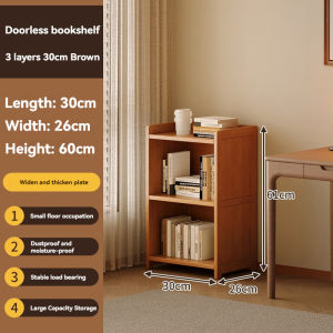 Practical Bookshelf Display Open Storage Cabinet No Door Bookshelf