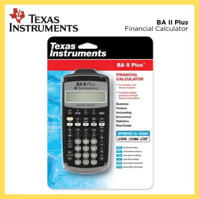 Texas Instruments BAII Plus Financial Calculator BA II PLUS with Local SG Warranty