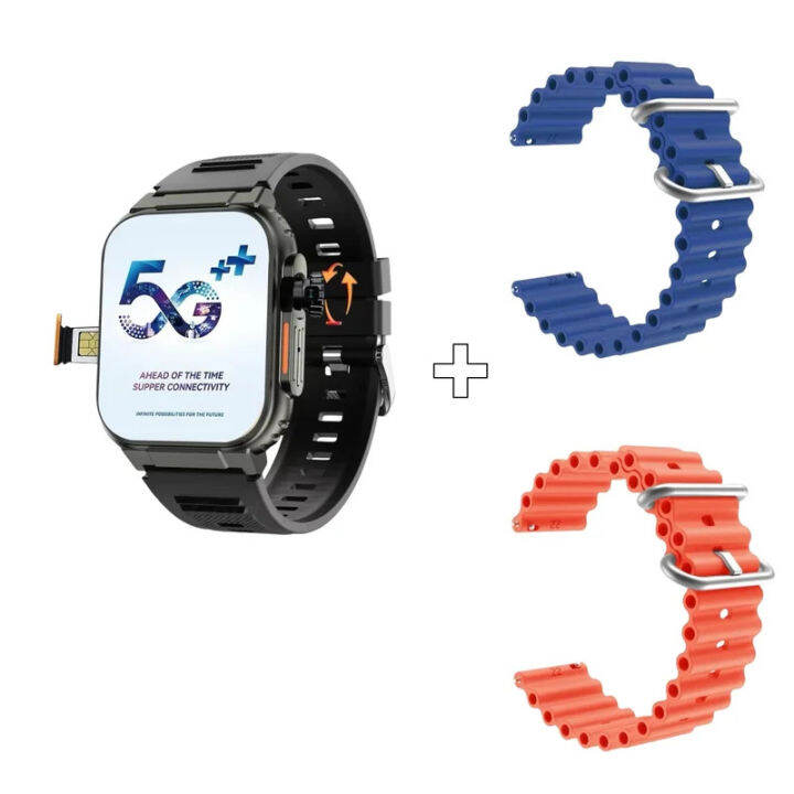 New Ultra Ai Smartwatch Men Gb G Sim Card Wifi Cellular Gps Nfc Ultra Android