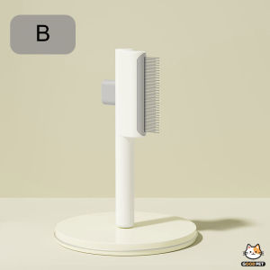 SKISOPGO Pet Grooming Brush Hair Comb Deshedding Detangle Tool Fur Cat Dog Self-cleaning Massage Comb