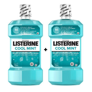 Combo 2 chai nước súc miệng Listerine Thái Lan
