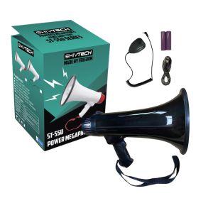 Shivtech Megaphone ST-55U Free Rechargable battery