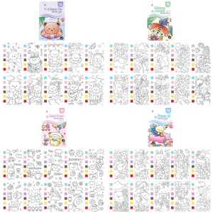 Kids Sketch Book Watercolor Painting Book Thick Absorbent Paper For Creative Expression And Motor Skill Development