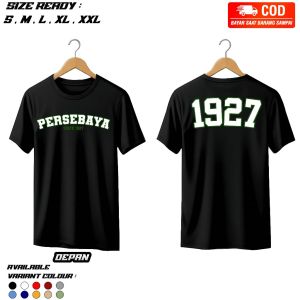 Casual Original PERSEBAYA Cool Motif T-Shirt - Cool Short Sleeve MenS And WomenS T-Shirt Cotton  Comfortable To Wear