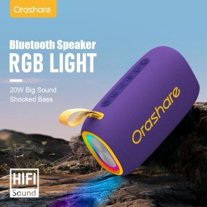 Orashare BS08 Plus Wireless Bluetooth Speaker 20W Super Sound TWS Big Speaker Super Bass With RGB