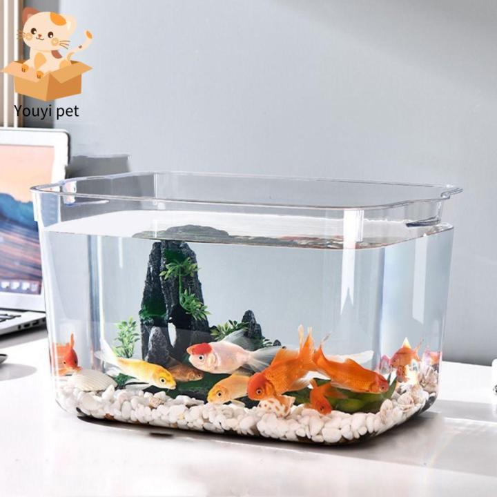 ER52858 Transparent Explosion-proof Plastic Fish Tank Fall Prevention ...