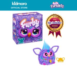 Furby Purple 15 Fashion Accessories Interactive Plush Toys for 6 Year Old Girls & Boys & Up