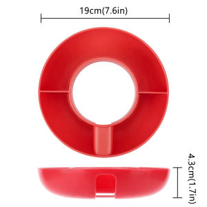 Snack Bowl For Stanley 40Oz Cup With Handle Reusable Snack Tray With 4 Compartment Snack Bowl