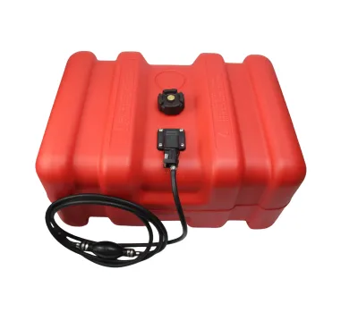 Fuel Tank Oil 55L Boat Yacht Engine Marine OutboardBox Container Portable Red Plastic Anti Static For Yum Yamaha
