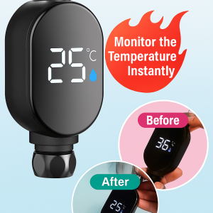 【0 electricity bill】Shower head LED temperature display  Visual Shower Temperature Meter Water Accurate Temperature Measurement