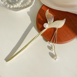 Chinese Palace Lantern Hairpin Clips Metal Hair Sticks Forks Retro Hairpin Barrette Tassel Headdress