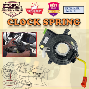 💫MALAYSIA READY STOCK💫MITSUBISHI TRITON VGT MIRIGE 2015 ASX PAJERO SPORT OUTLANDER CLOCK SPRING SPIRAL STEERING CABLE SWITCH AIR BAG HORN