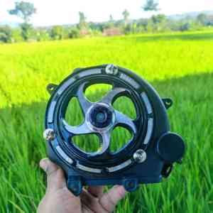 POLOS tutup kipas + SPINNER hitam Tutup kipas beat 2020 genio scoopy new 21 ngcarbonpart