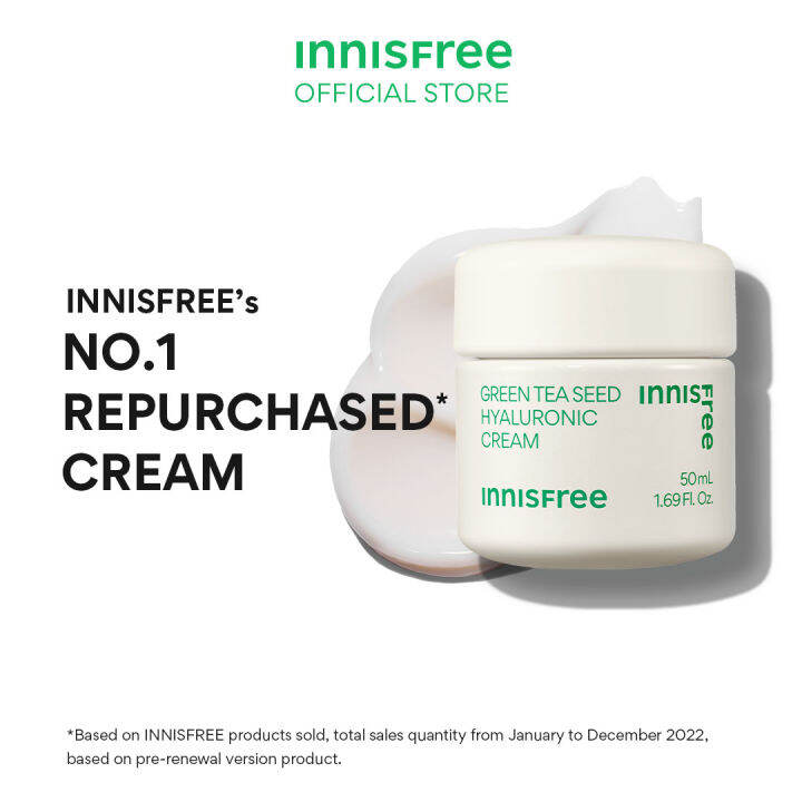 Innisfree Green Tea Seed Hyaluronic Cream 50ml Lazada Singapore 4231