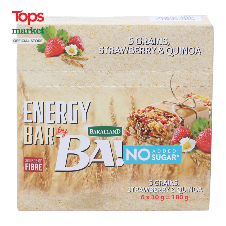 Hộp 6 Gói Ngũ Cốc Thanh Bakalland Hạt Diêm Mạch Và Dâu Tây 30G - Siêu ...