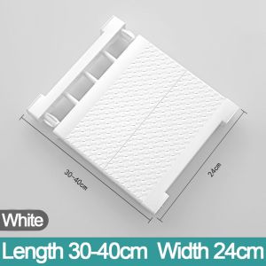 Tidy House Adjustable Divider Shelf Nail Free Layered Partition Board Wardrobe Cabinet Storage Organizer Rack