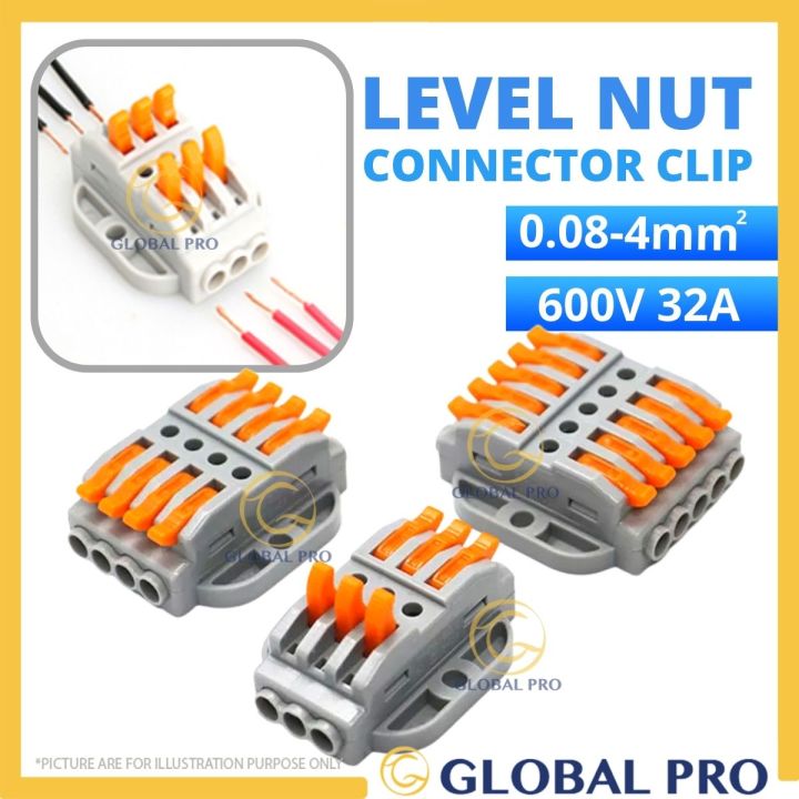 1PC Botric 2 Conduct Lever Nut Connector Clip Connector Easy Wire ...