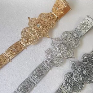 Waist Belt Aesthetic Charm Photo Props Belt for Jeans Dress Belt Body Metallic Charm Photo Props