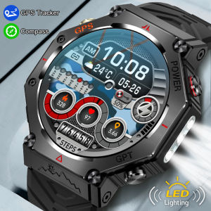 Lige Mới Đồng hồ thông minh GPS Ngoài Trời 3ATM Không Thấm Nước Được Xây Dựng-Trong Chatgpt Ai Trợ Lý la bàn độ cao Phong Vũ Biểu Đồng hồ thông minh thể thao Nam Giới