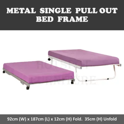 POLE Pull Out & Pull Up Single Bed