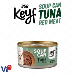 85g KEYF SOUP CAN TUNA Cat Food Delicious Moist Tuna Soup