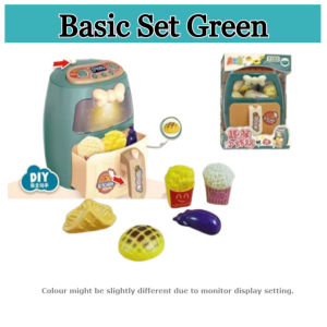 Ready Stock Kids Kitchen Pretend Play Toys Cookware Toy Set Air Fryer Cooking Simulation PlayHouse Masak Mainan dapur