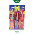 Win Kids แปรงสีฟันสำหรับเด็ก แปรงเด็ก สำหรับเด็ก อายุ 1-3/อายุ 3-6/อายุ 6-12 คละสี. 