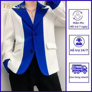 Áo khoác blazer nam áo vest nam balzer nam phong cách Hàn Quốc chất liệu cao cấp phối họa tiết trẻ trung năng động N44
