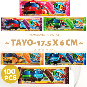 Kemasan Es Plastik Rinjani Bungkus Es Stick Loly More More 100lembar Plastik Es Karakter