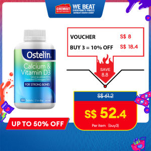 Ostelin Vitamin D & Calcium 300 Tablets Support Strong Bone Help Enhance Calcium Absorption Maintain Healthy Muscle Function Chemist Warehouse Healthy and Immune System Function