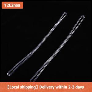 【Local shipping】 50pcs Travel Tags Plastic Bag Loops Transparent Luggage ID Label Strap Holder Lanyard Portable Travel Accessories