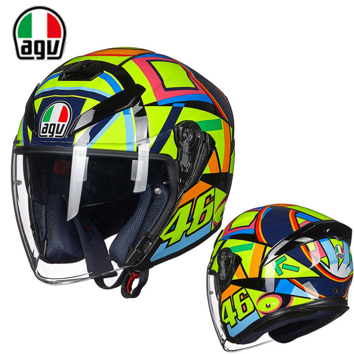 AGV K5 double lens half helmet three-quarters motorcycle helmet men's ...