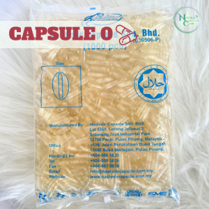 Nashmir Empty Gelatin Capsule / Kapsul Kosong / 空胶囊
