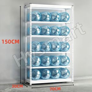 ชั้นวางของ ชั้นเหล็กวางของ 6/5/4/3 ชั้น ชั้นวางของชั้นเหล็ก ชั้นเหล็ก สแตนเลส รับน้ำหนัก 400KG Storage Shelf สามารถปรับความสูงได้ตามต้องการ ชั้นเหล็กวางสินค้า ประสงค์ชั้นเหล็ก