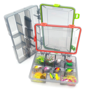 Hộp đựng đồ câu cá Câu cá chống nước giải quyết tổ chức sun-bảo vệ câu cá lưu trữ Hộp đựng mồi với ngăn chia có thể điều chỉnh