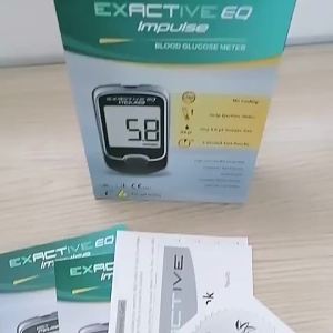 EXRCTIVE EQ IMPULSE blood glocose meter strips and lancetsjkjlsd