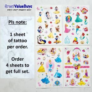 SG Kids Tattoo Sticker Glow in the Dark Luminous Body Stickers Tatoo Children Party Gift Filler