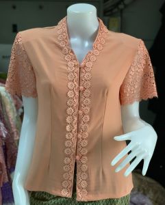 เสื้อลูกไม้ เสื้อลูกไม้คนแก่ เสื้อลูกไม้ตัดดอก แฟชั่น เสื้อคุณแม่ เสื้อใส่ออกงาน เสื้อคนแก่ เสื้อไซส์ใหญ่ 590฿