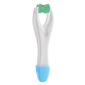 DECINIEE 100% Crystal Jade Finger Massager Roller Type Joint Massage Finger Relief Hand Soreness Tiger Point Massage Clip Relax Double Rubber Roller Massage