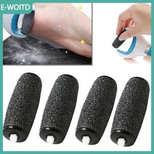 【E-WOITD】 4Pcs Thô Thay Thế Refill Con Lăn Đầu Cho Móng Chân Điện Tập Tin Công Cụ